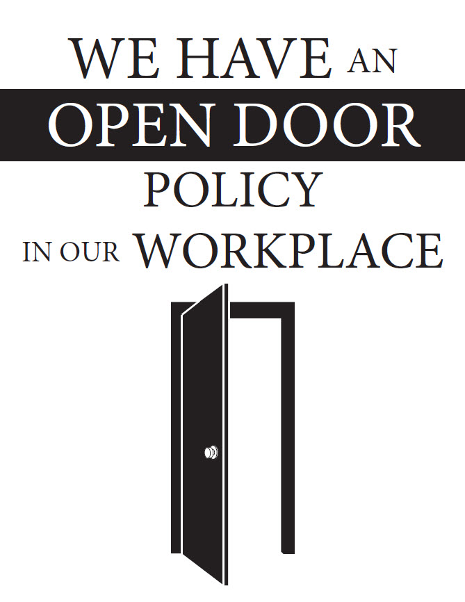 Open Door Policy Federal Wage